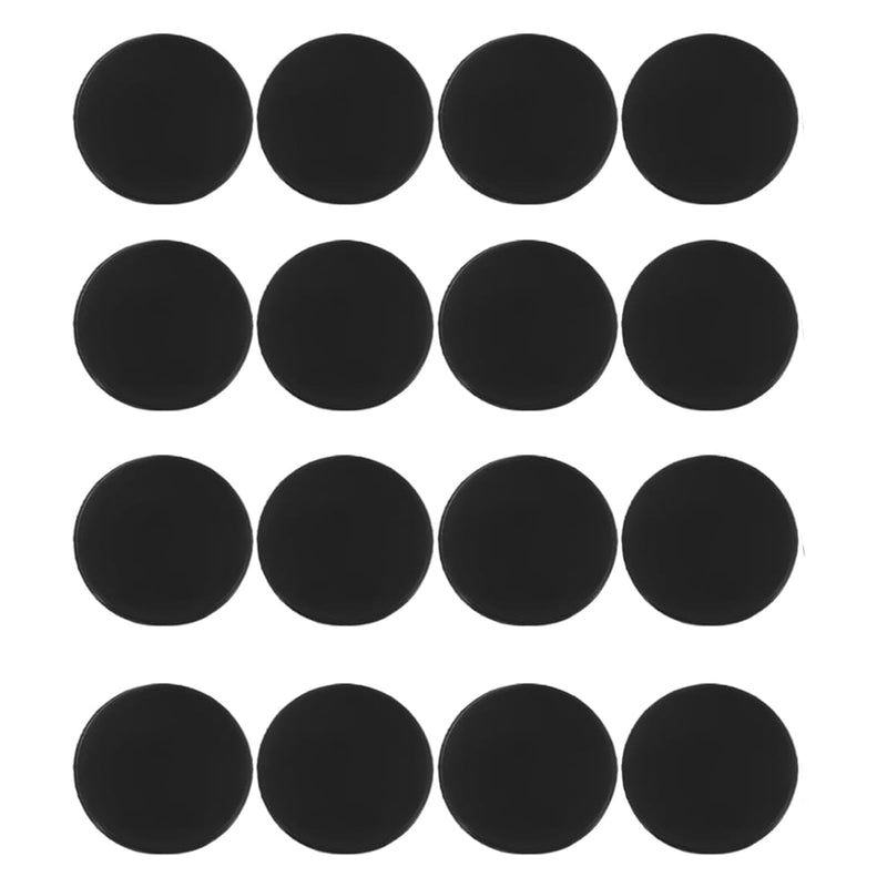 16PCS Soft Silicone Stethoscope Covers, Disposable Diaphragm Bell Cover Protectors Replacement Sleeves(Black)