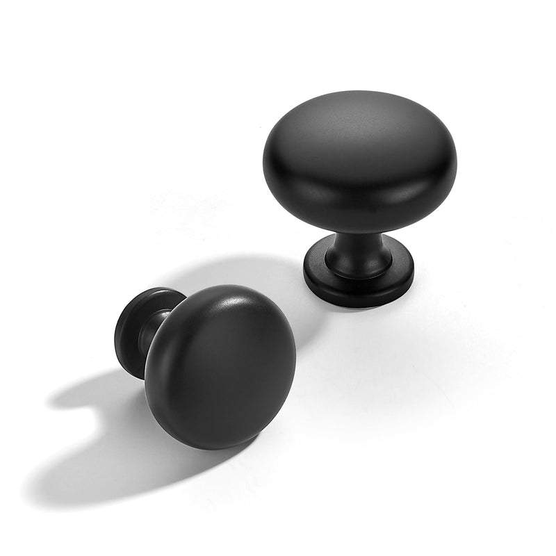 AVICCI 10 Pack Cabinet Knobs Mattle Black Modern Drawer Pulls for Kitchen Cabinet Batheroom Drawer Dresser Furniture Handware Cabinet Pulls Knob-10Pcs