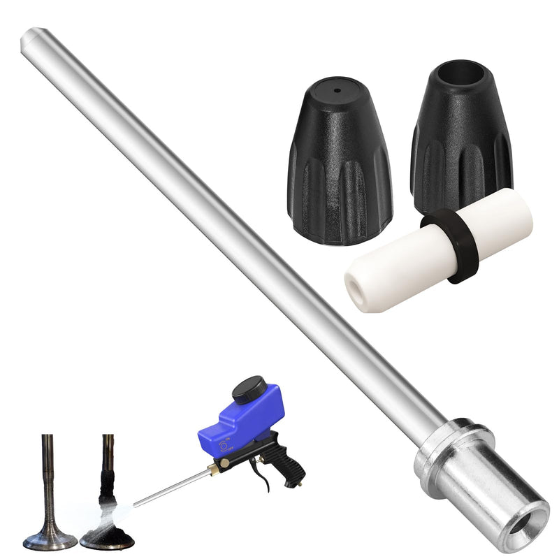 Sand Blaster Long Nozzle Walnut Blasting Kit Compatible with Le Lematec Soda and Walnut Blaster