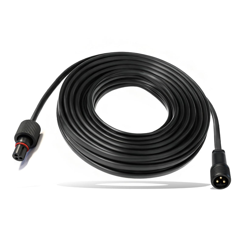 19.6FT Extension Cable for Govee Permanent Outdoor Lights, IP68 Waterproof 3-Pin Power Cord, Compatible with H705A H705B H705C H706A H706B H706C, Outdoor Dots String Light Extension Wire 19.6ft Extension Cord