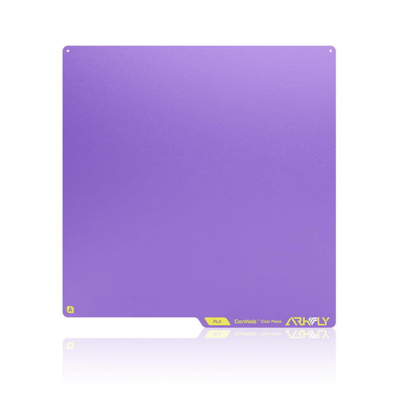 3D Printer Platform 235x235mm for Phaetus Cool Build Plate for Adventuer 5M/ 5M Pro/AD5X: Dual Sided Smooth Fine Texture Spring Steel Sheet Keep Printing 720H Saving Energy 42kwh Purple