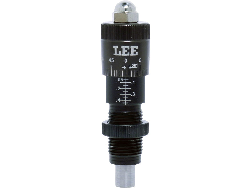 Lee .380/9mm/40 S&W/10mm Micrometer Factory Crimp Seater Adapter, Black, 92128