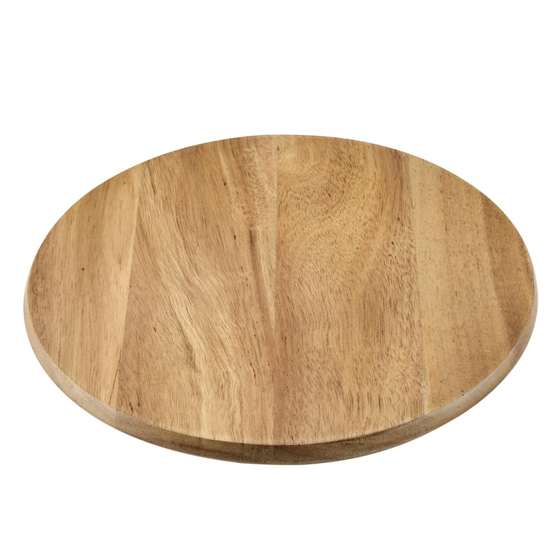 Rachael Ray Pantryware Magnetic Acacia Trivet with Silicone Feet, 9 Inch - Brown