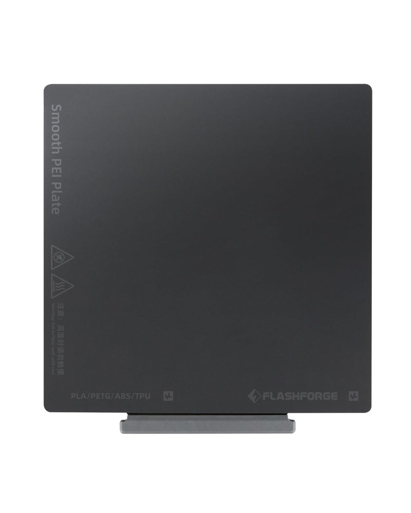 FLASHFORGE AD5X 3D Printer Platform Upgrade Smooth PEI Plate, Superior Adhesion and Glue-Free Print Materials, Automatic Release on Cooling and Smooth Surface Finish