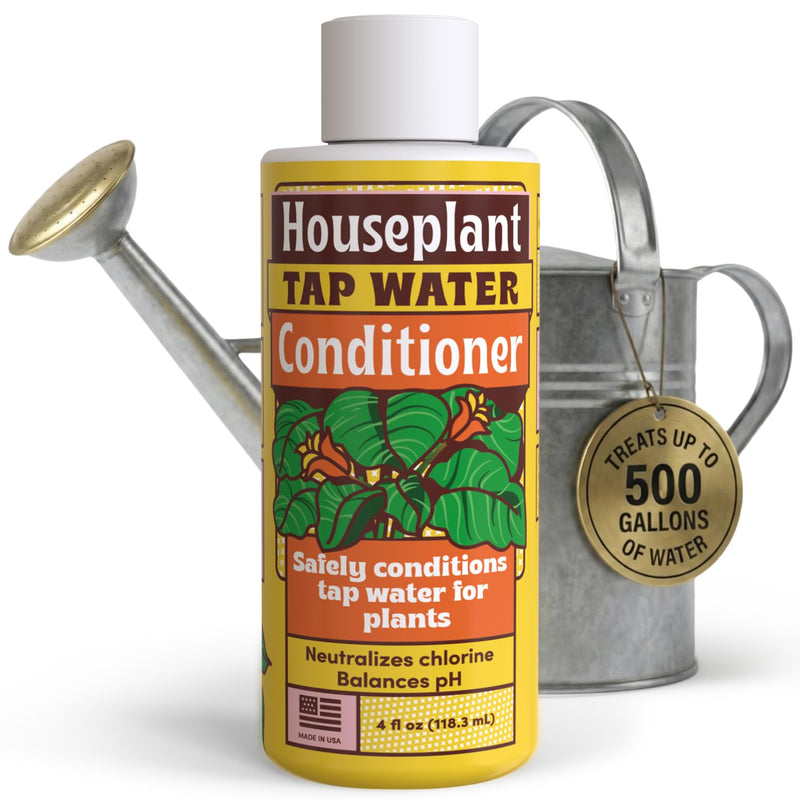 Tap Water Conditioner for Plants & Hydroponics, Removes Chlorine, Chloramines & Heavy Metals, Buffers pH for Houseplants, Indoor Plant Care, Root Growth & Greener Leaves, 2-3 Day Results