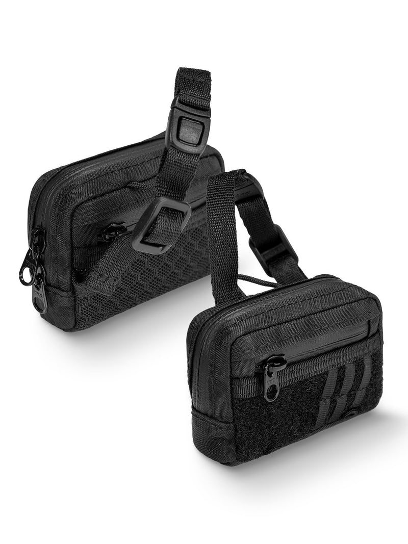 TACTICAL_GEEK Storage A18 Compact Wireless Headset Pack with Quick-Release Buckle, Mini Coin Purse
