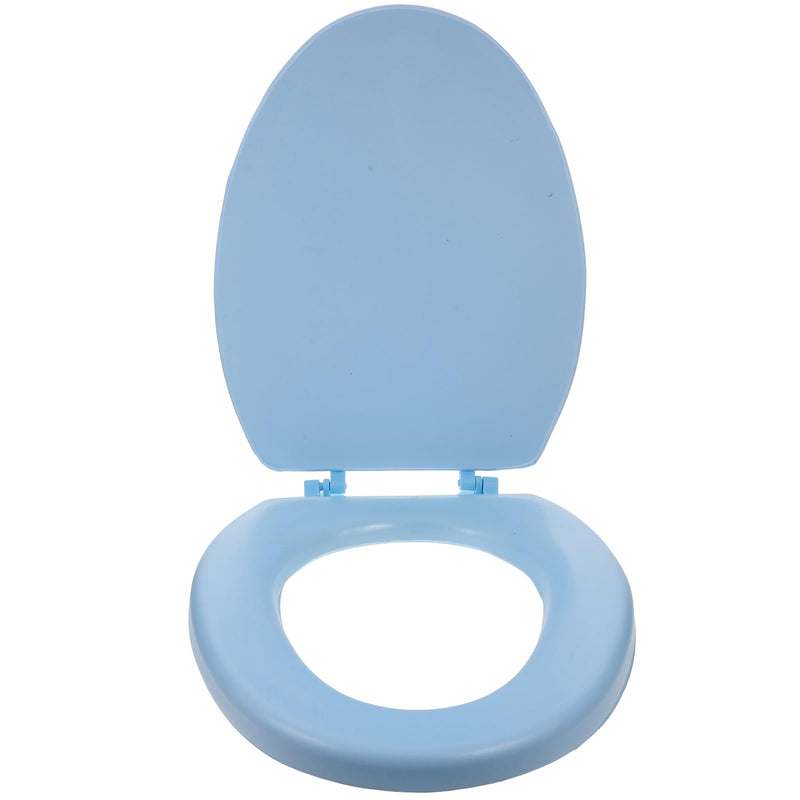 Elongated Toilet Seat Foam Toilet Seat for Bathroom Soft Cushion with Thick Foam Padding Easy to 17.91 X 13.77 X 1.57 in