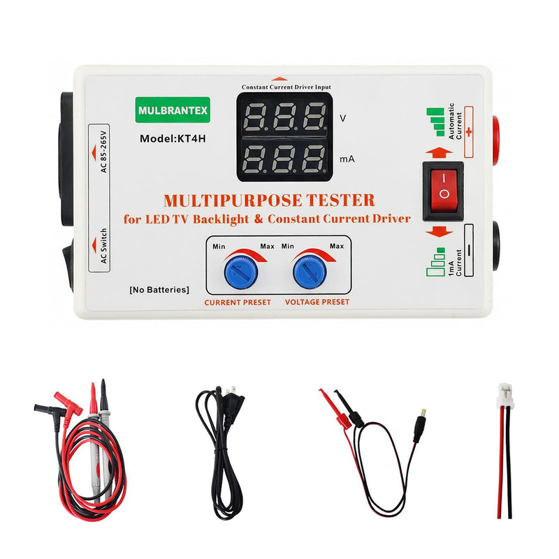 Multi Tester for LED TV Backlight ＆ Constant Current Board & All LED Repair | For LED Strips, Single LED Beads, COB Light Sources, Displays, Computers, Monitors, Vehicle LED Lights, Output 0-330V/0-150mA