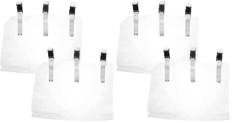 HOMSFOU 2pcs Chair Foot Cover Pad, Plastic Washable Clinic Unit Transparent Mat with Elastic Bands Chair Toe Cover Sleeve (Pack of 2) 46.00X42.00X0.50CM (Pack of 2)