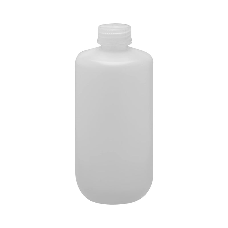 EISCO Reagent Bottle, 1000mL - Narrow Mouth with Screw Cap - HDPE (Pack of 5) 33.8 Ounces (Pack of 5)