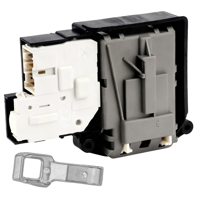 EBF61315802 Washer Door Lock Switch and Strike Assembly, Compatible with Front-Load Washing Machines. Replaces EBF61315802, MFG63099101, EBF62534401, and Other Common Models