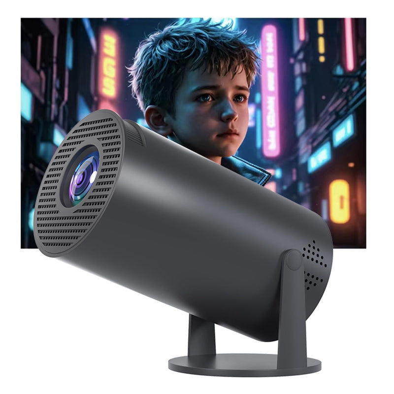 Smart Projector, Mini Projector 4K with WiFi and Bluetooth, Portable Projector with WiFi 6 & 5G, 180° Rotation, Auto Keystone, 35"-130" Display, Home Theater Video Projector
