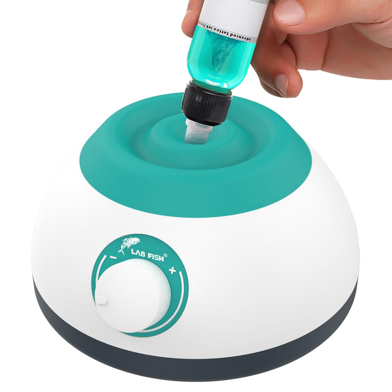 LAB FISH VM200S Vortex Paint Mixer, Variable Speed | Variable-speed press-start vortex shaker for miniature paint bottles, nail polish, lash glue, pigment & model paint mixing 200S