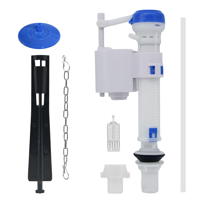 Toilet Fill Toilet Valve & Canister Flush Valve,Adjustable Height 7.68"-12",G1/2 Inlet with G7/8 Adapter,Compatible with Kohler GP1229656 AquaPiston,WC Tank Repair Parts White