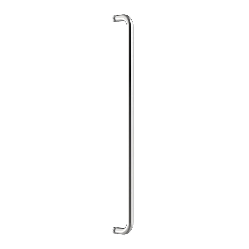 PalpitateC 24" Glass Shower Door Towel Bar fit for Commercial and Residential Glass Doors, Stainless Steel Sliding Shower Door Handle with Chrome Surface Treatment, 1 Pack