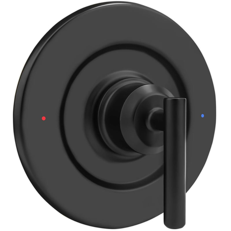Replacement for Moen T2901BL Gibson Shower Valve Trim Kit,Compatible with Moen Gibson Posi-Temp 2510/2520/2570/2580/2590 Pressure balanced Valves,Posi-Temp Valve Required,Black