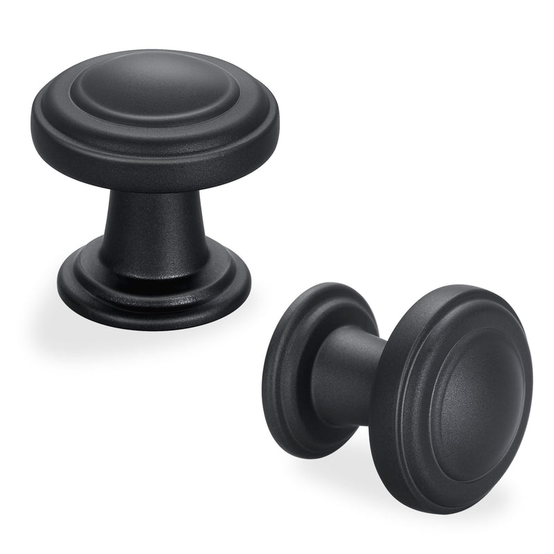 10 Pack Gray Cabinet Knobs Drawer Knobs Modern Cabinet Pulls Kitchen Cabinet Handles Kitchen Cabinet Hardware Timeless Drawer Vanity Pulls, Gray(1x10) Knob 10