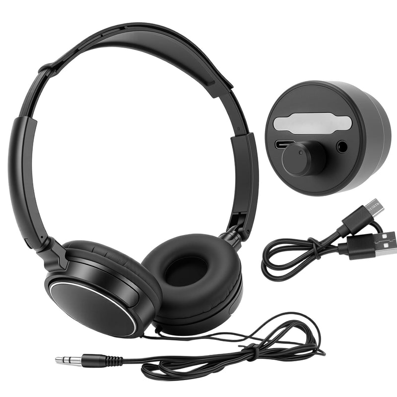 Water Leak Detector, Underground High Sensitivity Water Leak Detector with Headset, Water Leak Detection Device for Water Leakage Detection Construction Pipelines (with Large Earphone) With Large Earphone