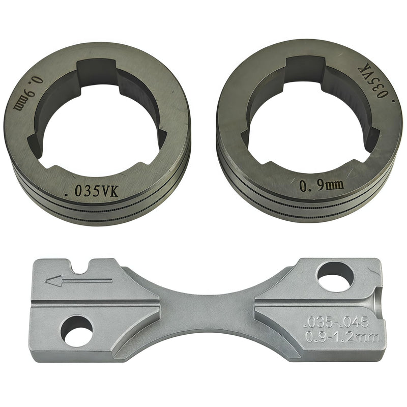 KP1696-035C Drive Roll Kit .035" Flux Cored VK-Groove High-Carbon Steel Replacement for Lincoln Power MIG 216, 255XT, 350MP, LN-15, LN-25 PRO, Power Feed 25M, LF-72 035C