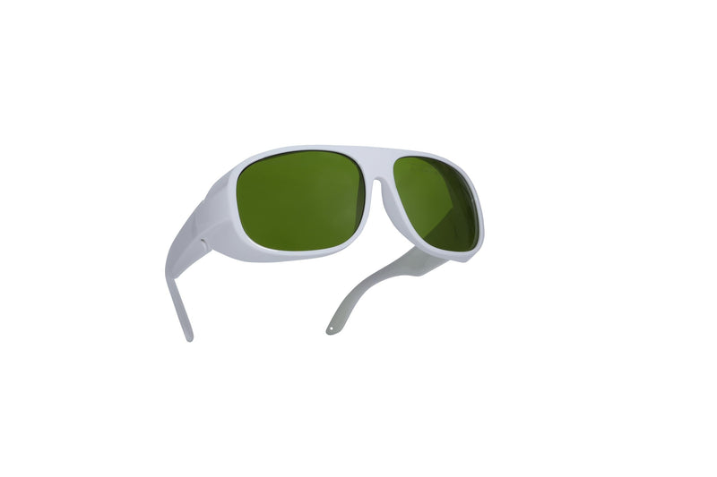 LaserPair 755/808/1064nm Laser Safety Goggles with White Frame for Alexandrite, Diode & Nd:YAG Protection, CE EN207