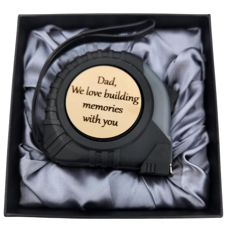 Father of The Bride Gifts from Daughter, Useful Gifts for Dad from Kids, Father Presents from Daughter Wedding, First Fathers Day Dad Gift, Building Memories with You Tape Measure (We Love) We Love