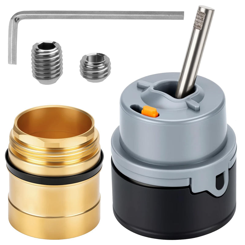 Upgraded RP50587 Faucet Cartridge Replacement Fit for Delta rp50587 DST Single Handle Kitchen and Lavatory Faucets Repair Kit(36mm) -Includes RP51503 Bonnet Nut, Fix Leak, Squeak, Temperature