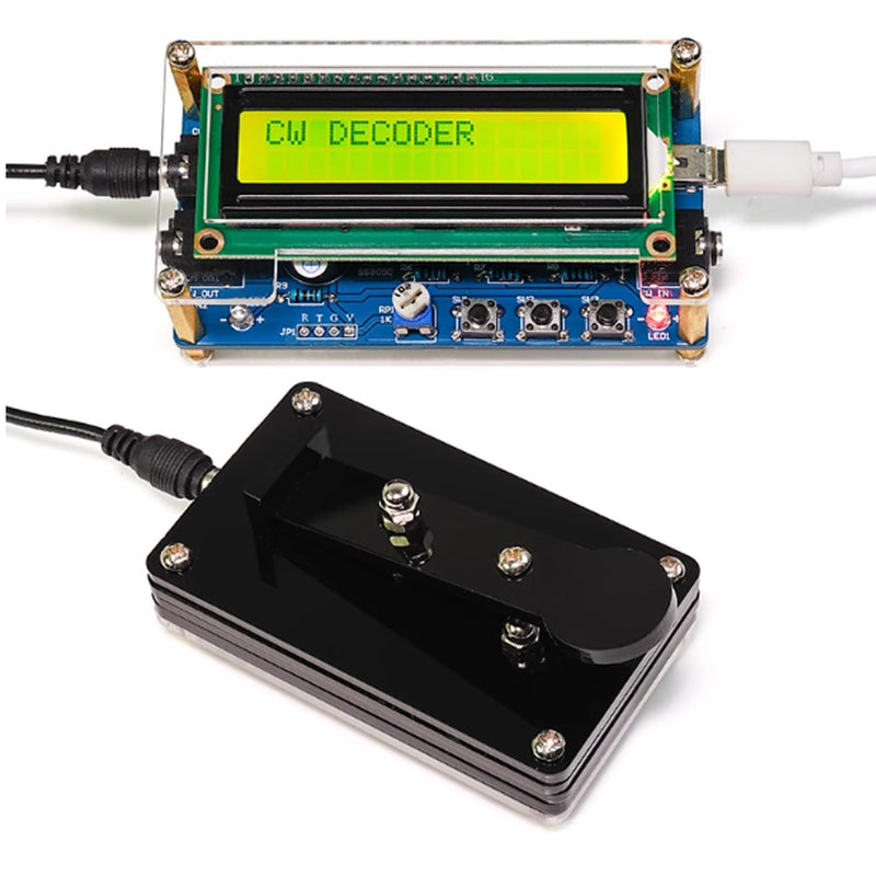 Soldering Practice Kit Morse Code Decoder CW Morse Code Practice CW Audio Input LCD Display Soldering Project Kit