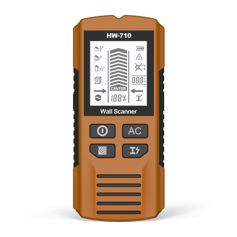 Stud Finder Wall Scanner 5 in 1 Stud Detector Stud Sensor Beam Finders for Wall Wood Metal Studs AC Wire Joist Metal Pipe, Stud Locator with Upgraded Smart Sensor Audio Alarm