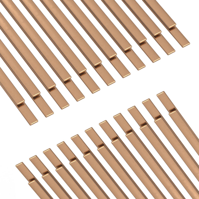 Brazing Rods,15% Silver Welding Rods 40 Sticks AWS BCuP-5 lder Copper Flat Brazing Alloys for HVAC, Air Conditioning, Electrical,Refrigerator 40PCS,BCup-5,15% Silver
