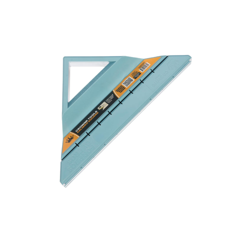 CaliBro Square – Patented Tile Trim & Jolly Cutting Guide, Carpenter Tile Tool, ABS Plastic – Blue