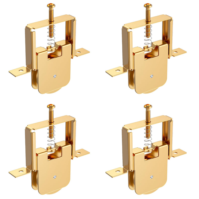 4-Pack Premium All-Metal Sliding Screen Door Rollers for B 691 & B 695, Spring-Loaded Design, Smooth Quiet Glide with 1" Steel Ball Bearing, Fits Top & Bottom Tracks 4-Pack