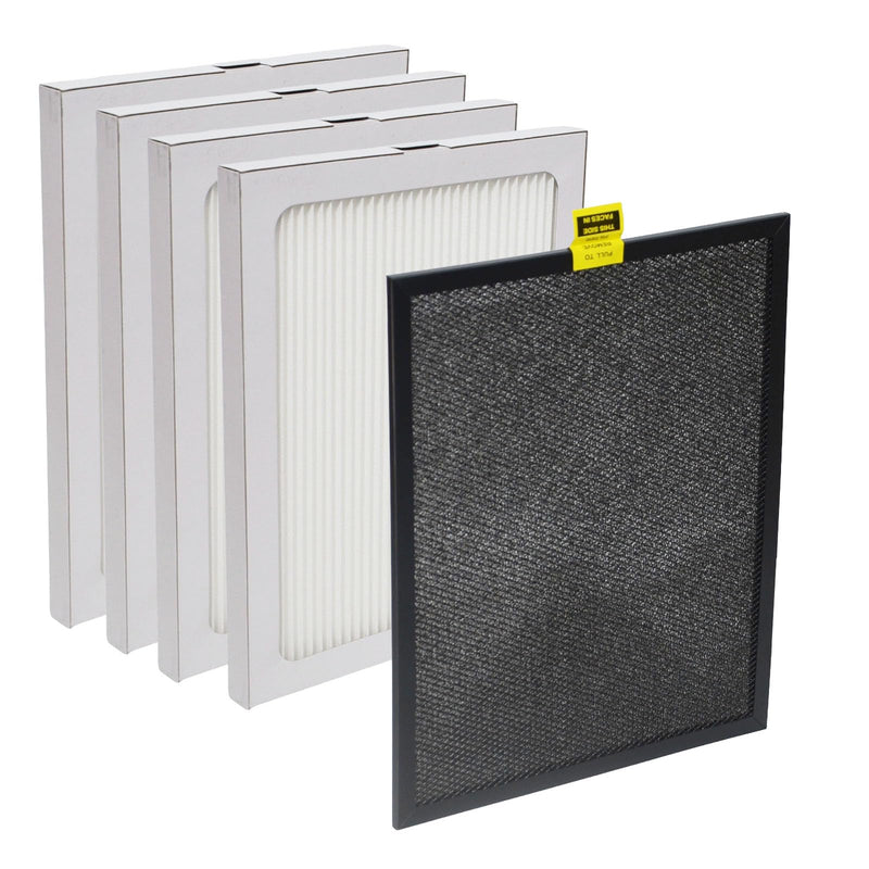 PUREBURG Replacement Filter Pack Compatible with Santa Fe Compact70 Compact2 Dehumidifier, MERV 13 & Washable Pre-Filter for Air Clean Dust (1+4)