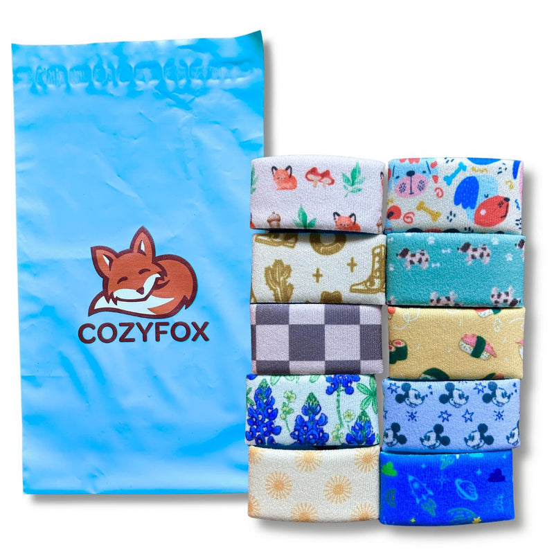 Cozyfox Pediatric Neonatal Pulse Oximeter Probe Wrap - Quantity: 10 Wraps Per Package – Cozy Fit Pulse Ox for Infant, Toddler and Kids (checkmate) checkmate