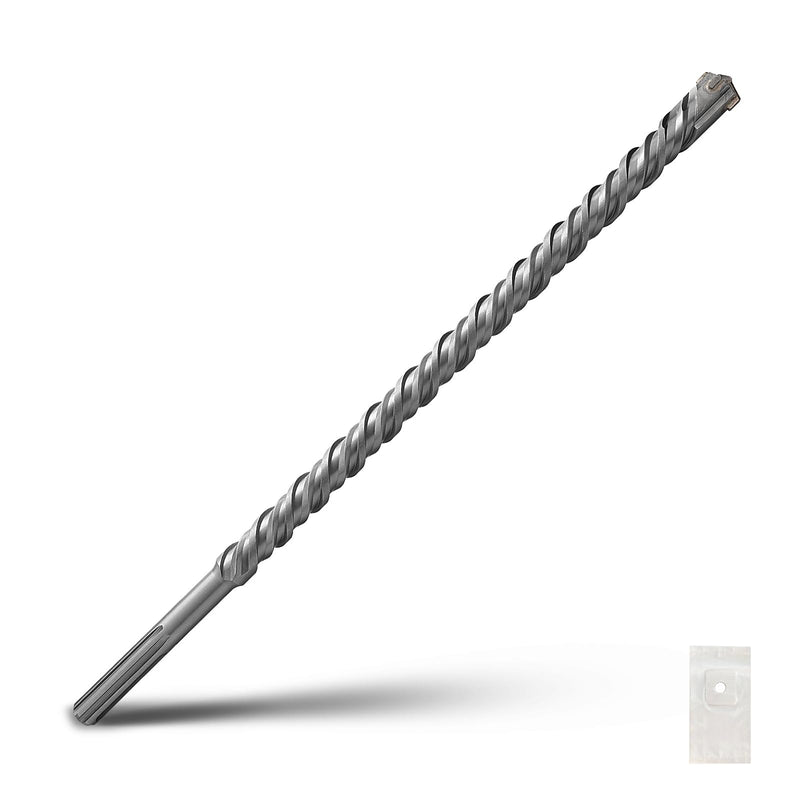 1 inch x 10 inch x 15 inch (26 x 380mm) SDS Max Rotary Hammer Drill Bit, Carbide Tip Masonry Drill Bit for Masonry, Brick, Stone, Concrete (1 inch x 15 inch (26 x 380mm)) 1 inch x 15 inch ( 26 x 380mm )