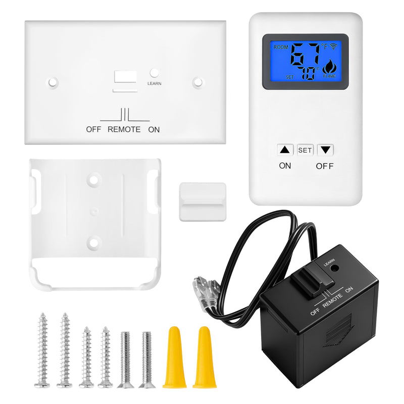 The Remote Control ON/Off and Thermostatic Kit for Gas Fireplace,for Ambient Majestic Vermont-castings skytech monessen etc,Millivolt Gas Valve Fireplaces and Stoves