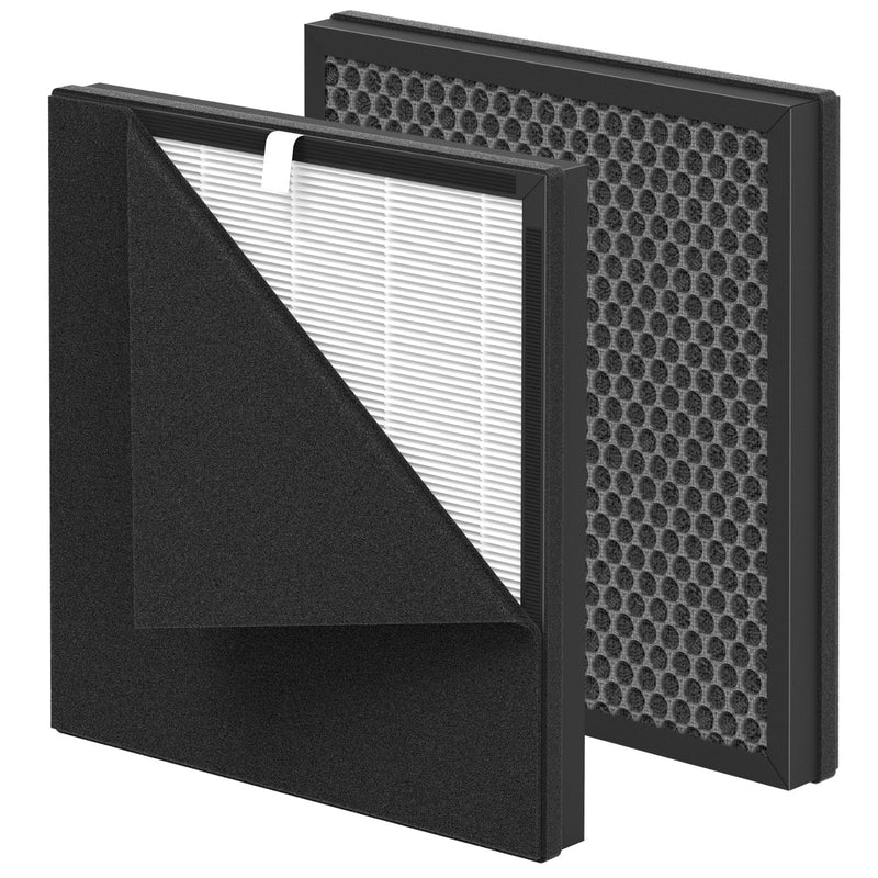ET066 Replacement Filter Compatible with Evalit ET066 Air Purifier White-2 Pack