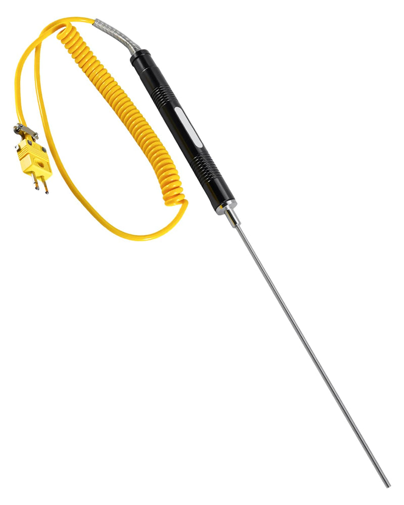 K-Type Thermocouple Digital Thermometer High Temperature Stainless Steel Insertion Probe Type K, 6in -328 to 1292°F