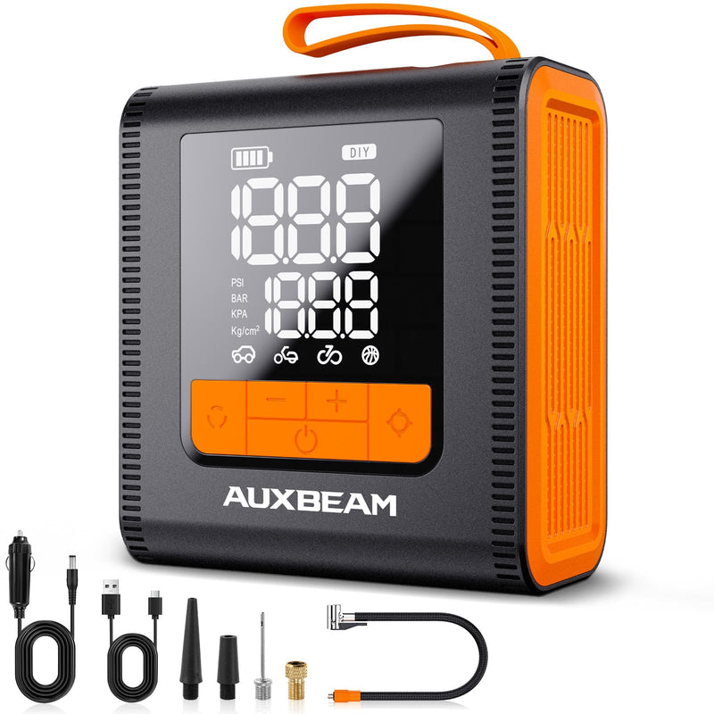 AUXBEAM H4 Series Tire Inflator Portable Air Compressor(Amber) Amber