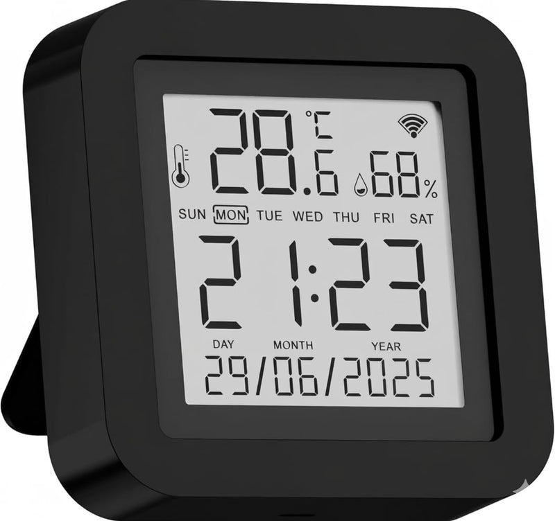 Universal WiFi IR Blaster Hub with Temp & Humidity Monitor (IR Only - No RF Blinds/Garages) - Smart Home Automation for AC, TV & Audio - Compatible with Smart Life Tuya Alexa Google