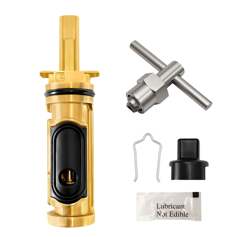 Replacement Cartridge with Removal Tool 104421 for Moen,Replacement Compatible with Moen Tub Shower, Compatible with One Hanlde Posi Temp Faucets,All Metal
