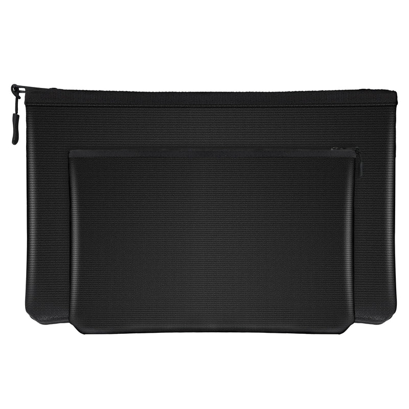 2000°F Fireproof Money Bag 2pcs, Fireproof Document Bags, 13.4 x 9.8 and 10.6 x 6.7 Inch Important Document Storage Organizer for Valuables, Safe for A4 A5 Files, Cash, Passport Tablet.