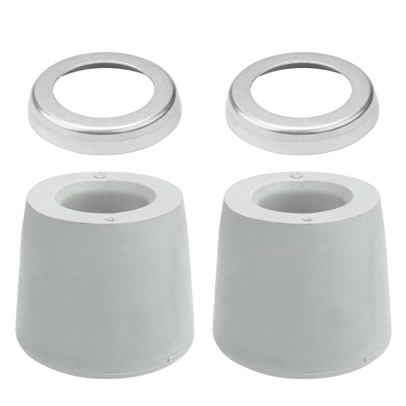 2-Pack White Rubber Mallet Face Replacement for HFMF-SW Compatible with Bostitch HFM-3 & HFM-4, Non-Marring for Unfinished/Pre-Finished Hardwood Flooring