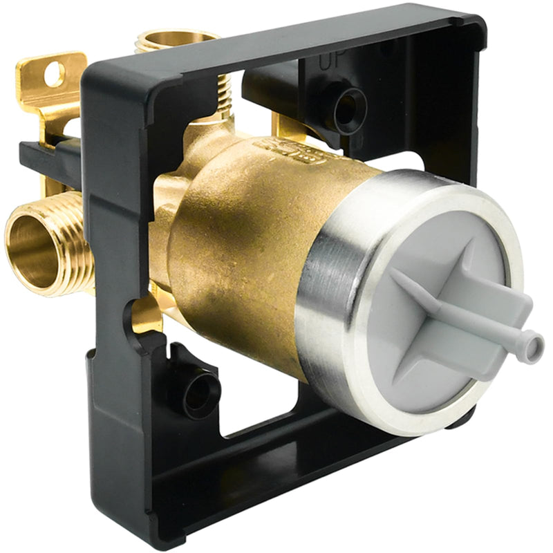 R10000-UNBXHF Shower Valve Body for Delta MultiChoice Universal Tub and Shower Trim Kits, Fits 13, 14, 17, and 17T Series Single-Function or Dual-Function Trim, Rough-In Valve (No Stops)