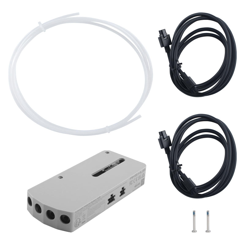 Immdinogo AMS Hub Connection Kit for BambuLab P1P/P1S/X1/X1C: Expand to Connect Maximum of 4 AMS Units 16 Channels - Improved Refueling Filament Speed 3D Printer Accessories