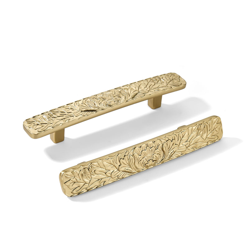 6 Pack 3 inch Champagne Bronze zinc Alloy Hardware European-Style Cabinet Drawer Handle is Suitable for Sideboard, Jewelry Box, Kitchen and Bathroom Furniture Cabinet Pulls 6-Pack