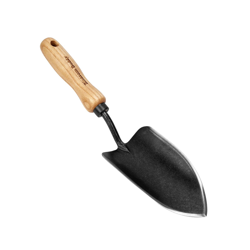 Garden Hand Trowel, Stainless Steel Planting Shovel with Wooden Handle, Ergonomic Design for Gardening and Digging