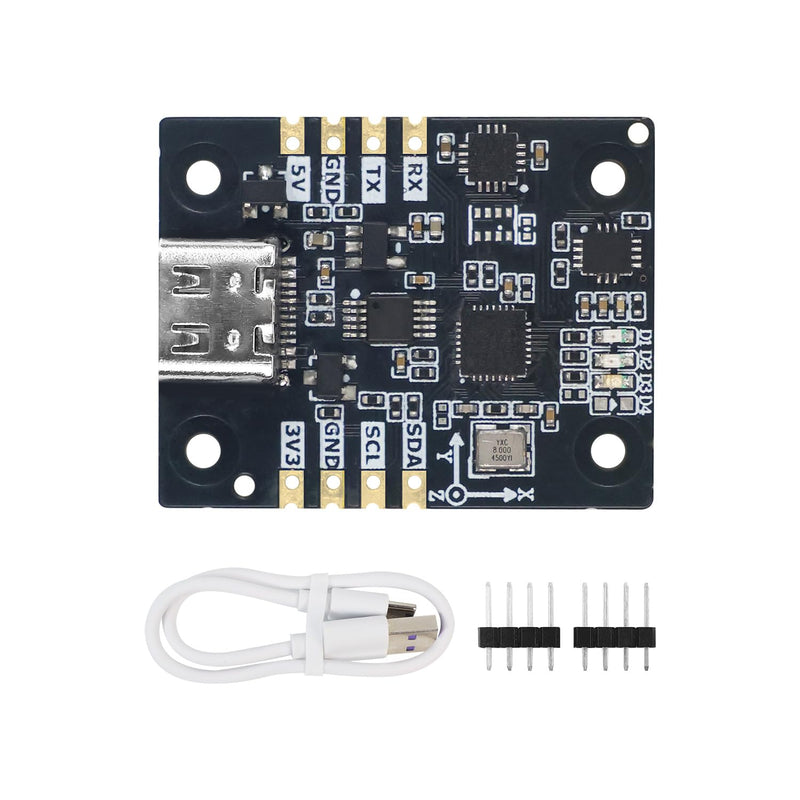 Yahboom 9-axis Module Accelerometer,Gyroscope,Magnetometer,Digital Motion Processor,AHRS Algorithm,Pitch, Roll Yaw Angle Data,Suitable for Drone Robot Orientation