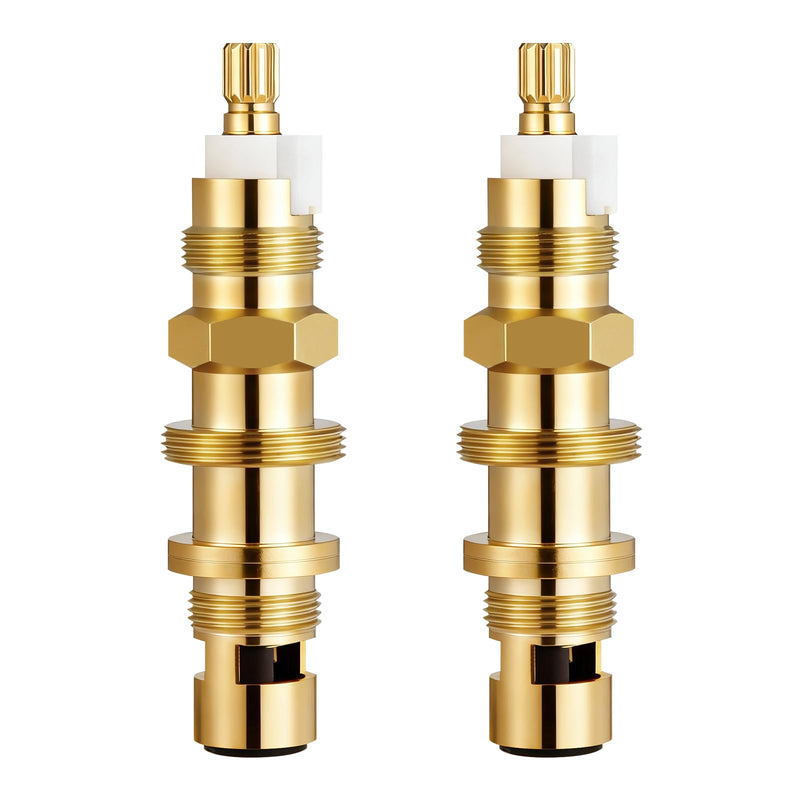 2 Pack 910-030 Shower Cartridge Replacement, Compatible with Price Pfister Shower Valve, Ceramic Disc Valve Cartridge for Bathroom Shower Faucet, Brass Construction 2