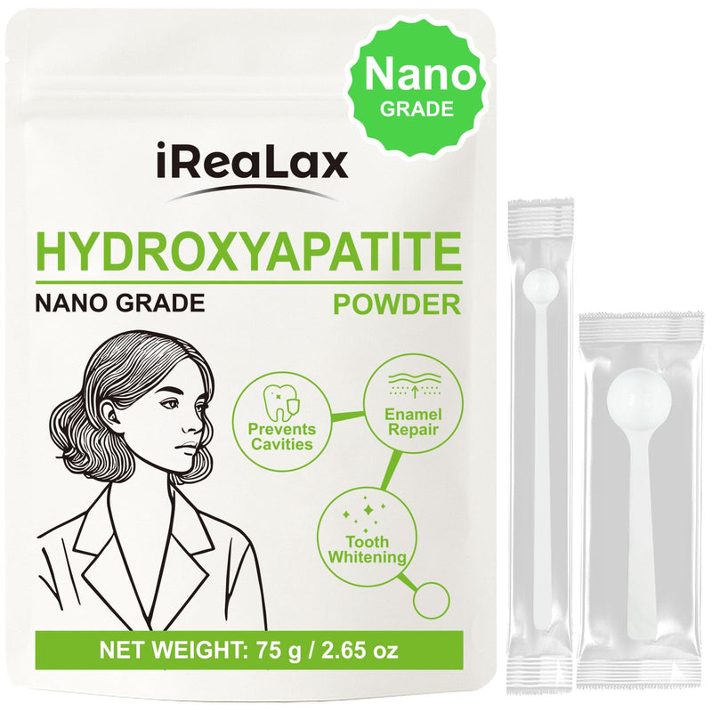 100% Pure Nano Hydroxyapatite Powder 75g (2.65 oz) | Nano Grade unflavored Hydroxyapatite Crystals for Teeth | DIY Formulations | nanohydroxyapatite Bulk