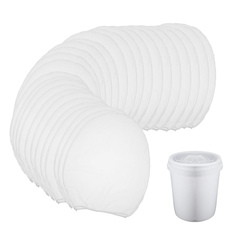 Paint Strainer Bags, 50 Pcs, 5 Gallon | Mesh Filter Bag, Elastic Opening, Paint Bucket Strainer, For Gardening
